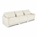 3-Sitzer Sofa Stoff Beige