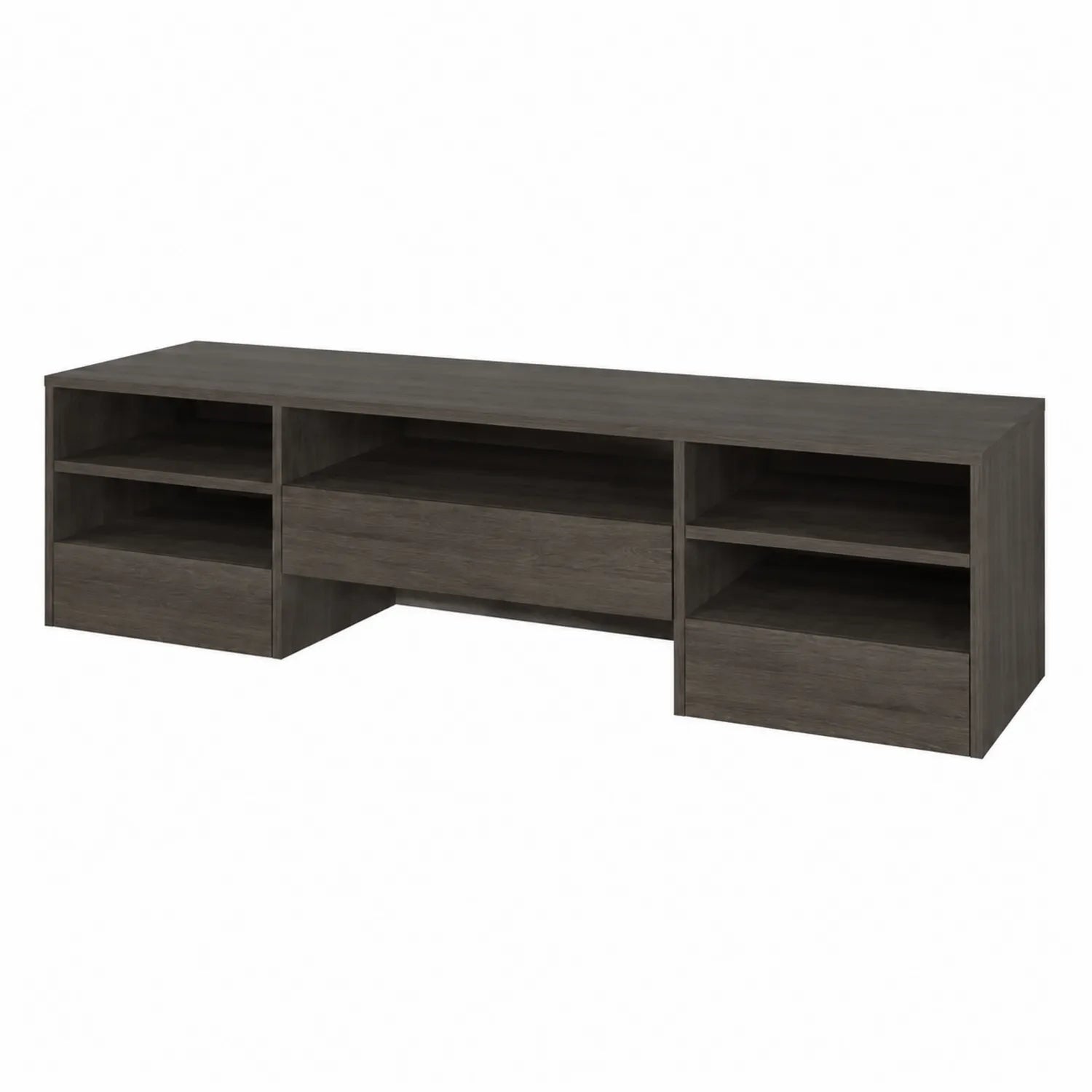 TV-Schrank rechteckig 180x40x45 cm Holz Grau