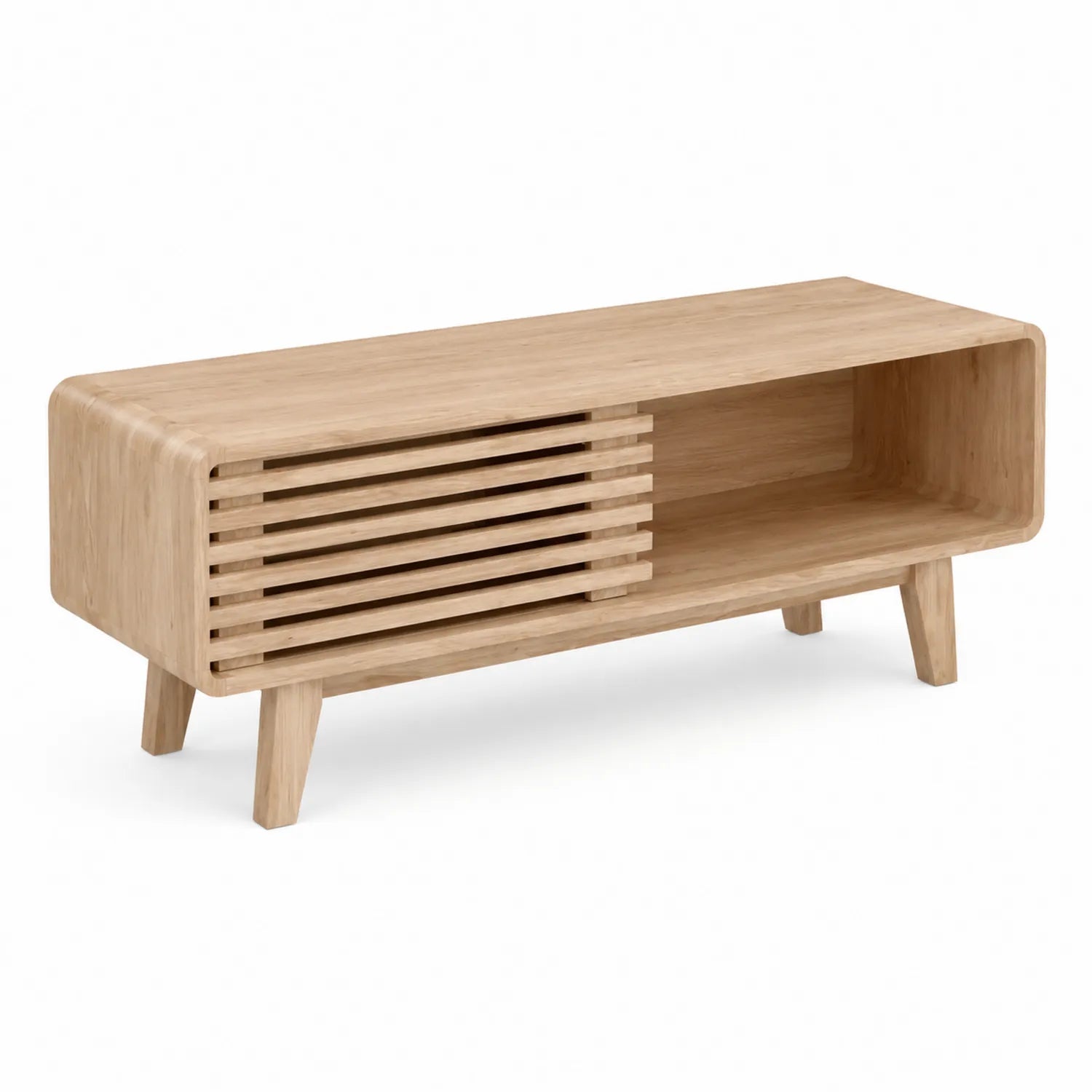 TV-Tisch aus Eichenholz 120x40x45cm
