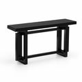 Metall Konsolentisch Schwarz Stahlrahmen 120x40x75 cm