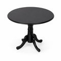 Runder Esstisch Holz Schwarz Durchmesser 100 cm