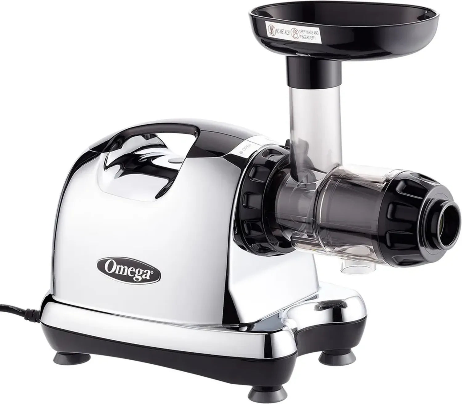 Omega Slow Juicer, Edelstahl, Kompaktgröße