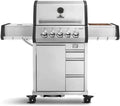 BURNHARD Gasgrill mit 3 Brennern, Infrarot-Seitenkochfeld & Edelstahlrost