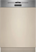 NEFF S145EBS16E Teilintegrierter Geschirrspüler 60 cm, 13 Maßgedecke, Open Dry Technik, Chef-Programm 70°C, Energieklasse A, AquaStop, Edelstahl