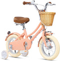 Kinderrad 12-20 Zoll mit Korb und Stützrädern, für 3-12 Jahre, inkl. Klingel