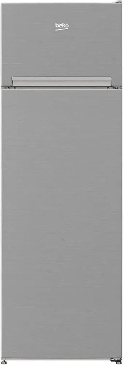 BEKO Doppeltür-Kühlschrank E-Klasse 250 l Stahlgrau 160,6 x 54 x 57,4 cm