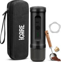ICARE Elektrische Kaffeemaschine, Tragbar für Nespresso und Gemahlenen Kaffee, USB-C Schnellladung, Perfekt für Outdoor-Aktivitäten