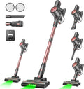 Vexilar V10PRO Kabelloser Staubsauger, 45 Minuten Laufzeit, 45KPA Saugkraft, 450W, 6-in-1 Design, leise und leicht, ideal für Teppiche, Hartböden und Tierhaare