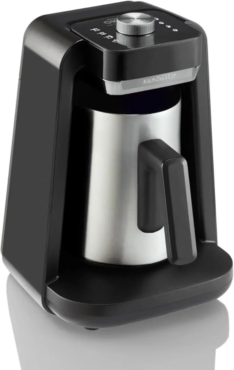 Arzum OKKA Rich Spin Pro Türkische Kaffeemaschine, Chrom