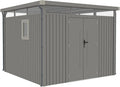Rockford Lagos 300 Metall-Gartenhaus in Grau, wetterfest