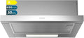 Cecotec Teleskop-Dunstabzugshaube 60 cm mit 165W Motor, 650m³/h Saugleistung, Edelstahl-Design