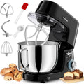 Leistungsstarke Küchenmaschine 2000W mit 7,2L Edelstahlschüssel, 6 Geschwindigkeiten, Pulsfunktion und vielfältigem Zubehör