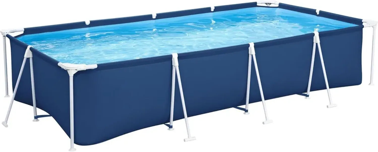 Bestway Stahlrahmenpool | Robuster Familienaufstellpool, 4,0 m