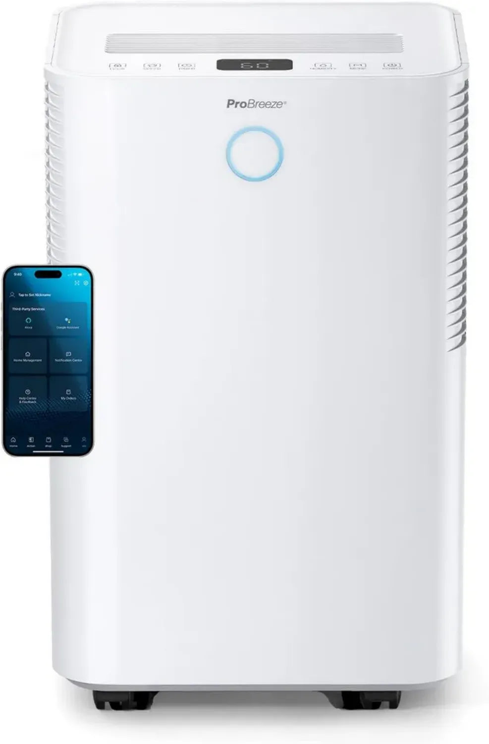 Pro Breeze 20L WLAN Luftentfeuchter mit App-Steuerung und Wäschetrocknungsfunktion