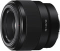 Sony 50mm f/1.8 Objektiv für E-Mount, kompatibel mit Vollformat & APS-C, leiser Autofokus, ideal für Porträts