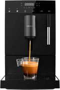 Cecotec Kompakte Kaffeevollautomat Cumbia Cremmaet, 1350 W, 19 Bar, Thermoblock, Personalisierte Einstellungen, 5 Mahlgrade, Automatische Reinigung, Dampffunktion