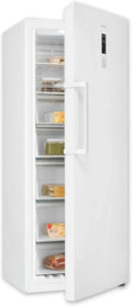 Exquisit Gefrierschrank 380L, No Frost, Energieklasse D, Schnellgefrieren, Digitalanzeige, 39 dB, Weiß