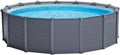 Intex Graphitgrauer Pool-Set 480 x 125 cm