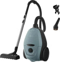 Electrolux Ultra Silencer Plus Beutelstaubsauger, 64 dB, für alle Böden, HEPA-Filter, 12 m Reichweite, 3,5 l, hellblau