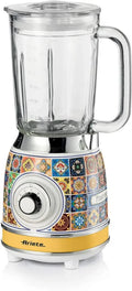 Ariete 583 Positano Glas-Standmixer, 1,5L, 4 Geschwindigkeiten, IceCrush, 1000W