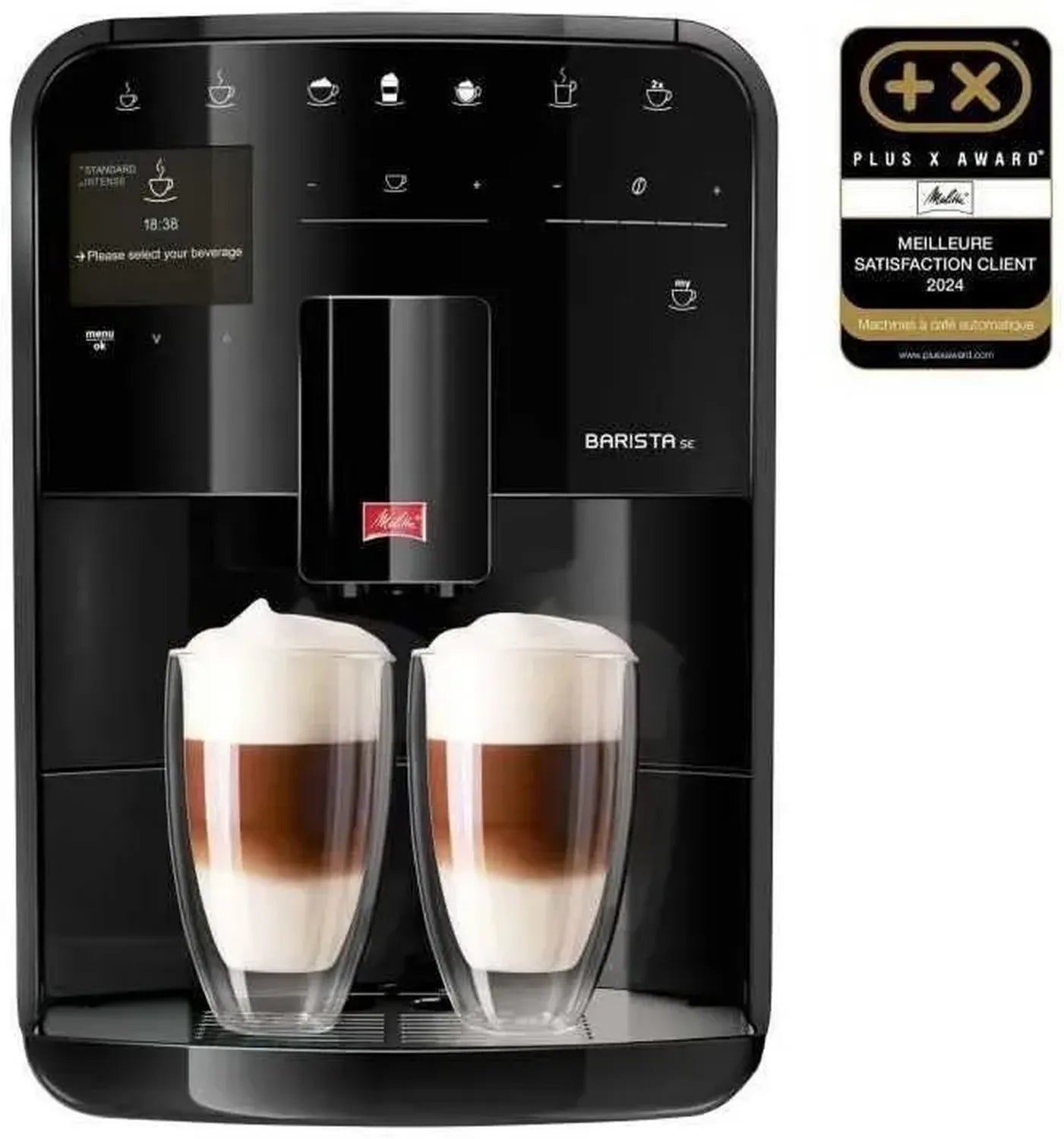 Melitta Barista SE Kaffeevollautomat mit Touchscreen, Schwarz