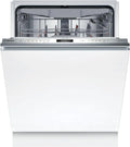 Bosch Vollintegrierter Geschirrspüler 60 cm, Serie 6, Besteckschublade, Flüsterleise, Made in Germany, Höhenverstellbarer Oberkorb, Time Light, Automatischer Start, Green Collection