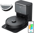 eufy L60 Saugroboter mit Wisch- und Absaugstation, 5000Pa, Anti-Verwicklung, 60 Tage Staubspeicher, Laser-Navigation, geeignet für Hartböden