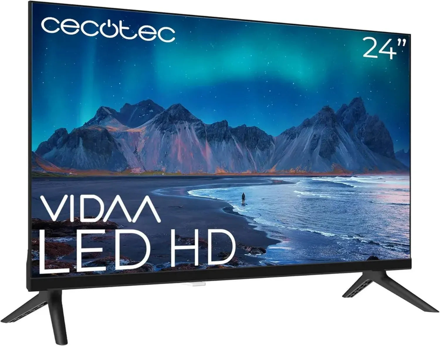 24 Zoll LED-Smart-TV mit HD, Dolby Audio, WLAN, 3 HDMI, 2 USB - Cecotec A5 Serie