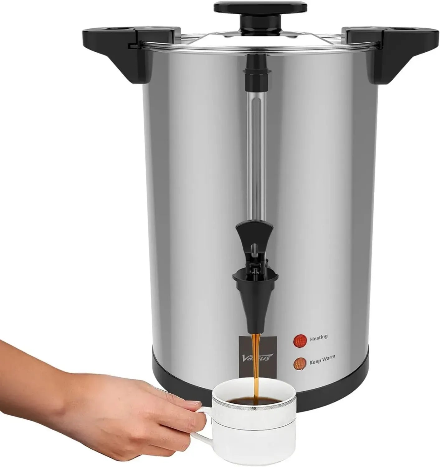 Großraum-Edelstahl-Kaffeeurne 20L mit automatischer Temperaturkontrolle für Veranstaltungen