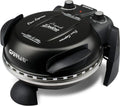 G3 Ferrari G10006 Pizzaofen, 1200 W, 400°C, Steinplatte Ø 31 cm, integrierter Timer, inkl. Rezeptbuch, Schwarz
