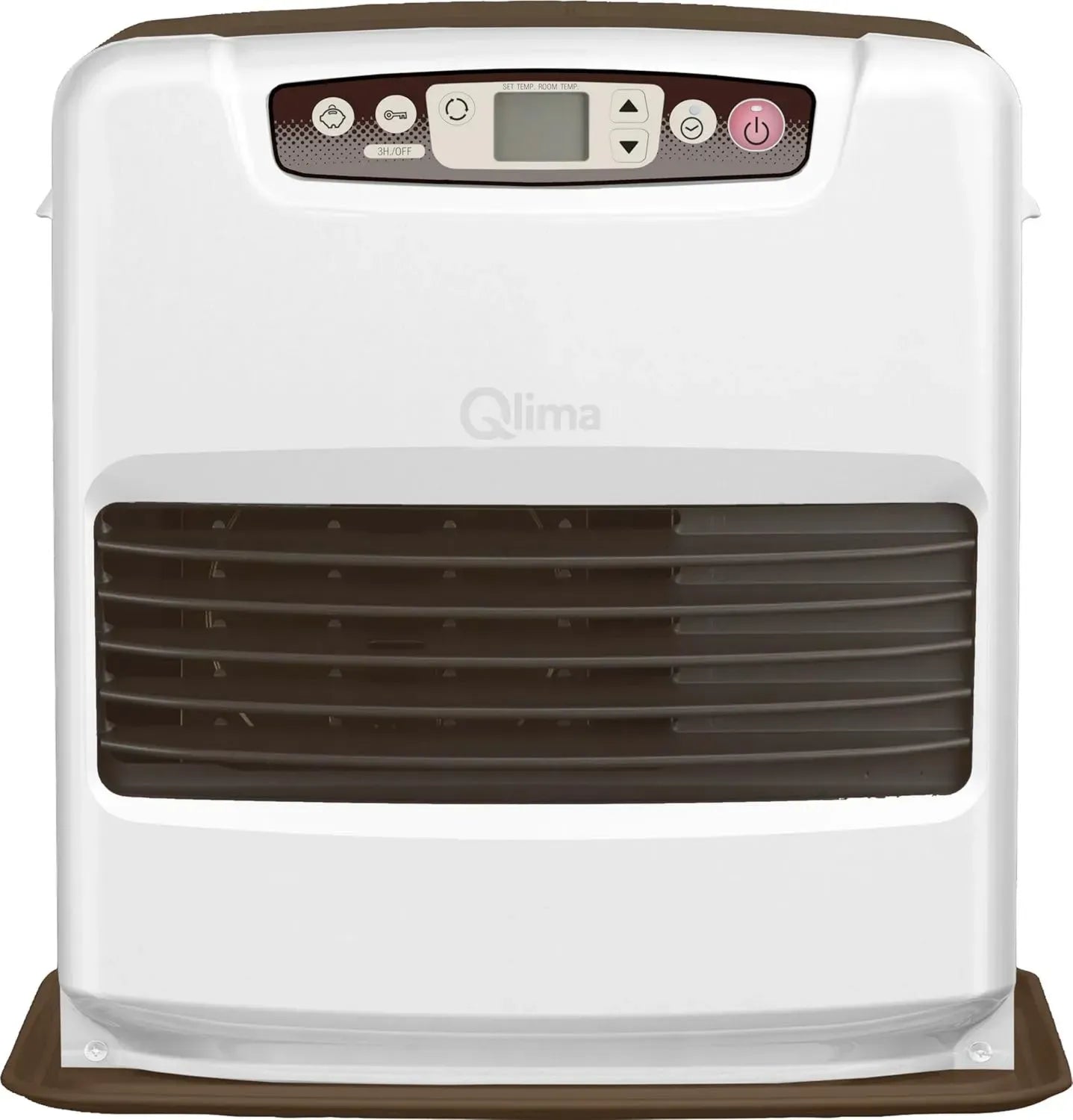 Qlima Laserofen SRE 4035 TC Grau - Programmierbarer Timer, 3500 W Heizleistung, Energieeffizienter Raumheizer
