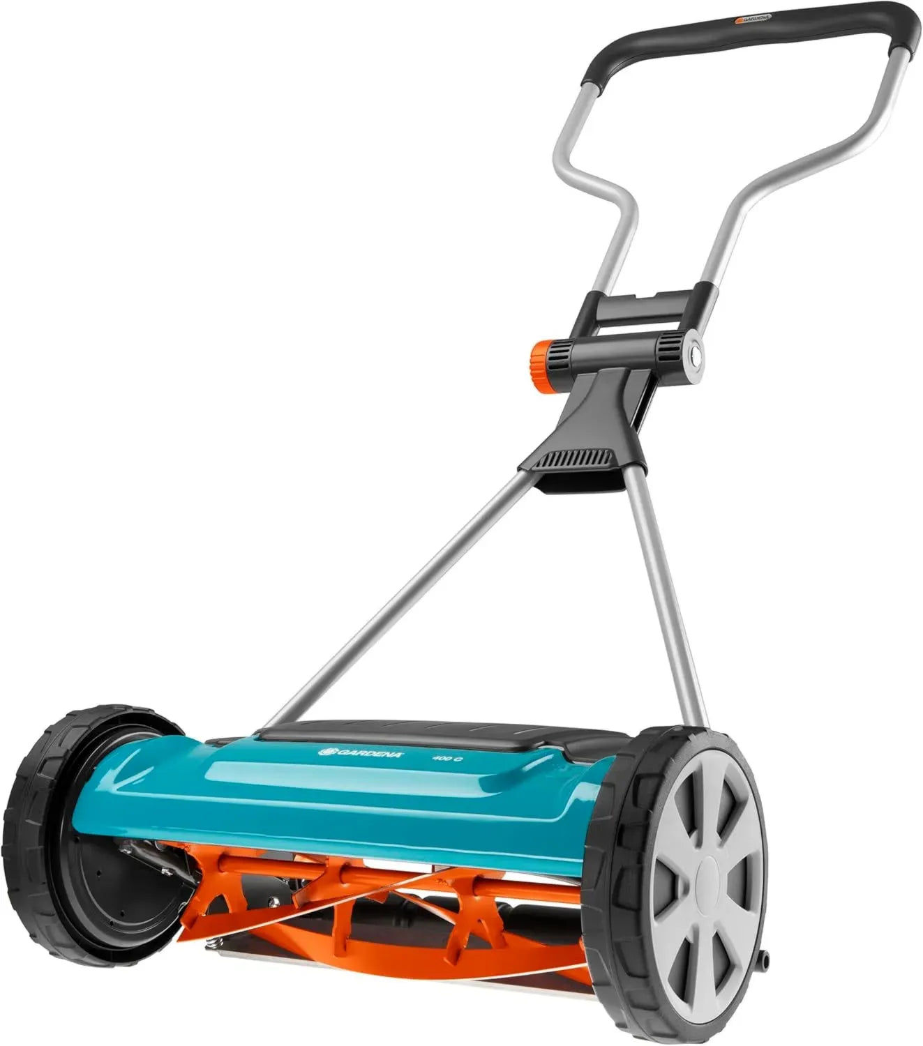 Gardena Spindelmäher Classic 400, Effizienter Rasenmäher, Leichte Handhabung