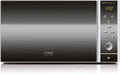 CASO MG 25 Keramik-Mikrowelle mit Grill, 900W Leistung, 1000W Quarzgrill, 25L Volumen, Edelstahl-Innenraum, Borosilikat-Glasplatte, 10 Leistungsstufen, 10 Kochprogramme, Timer, Ton an/aus