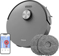 Dreame L10s Pro Saugroboter mit 3D-Hinderniserkennung und 5300Pa Saugkraft, Rotierende Wischpads, Multi-Floor Mapping, Ideal für Hartböden und Teppiche, Kompatibel mit WiFi/APP