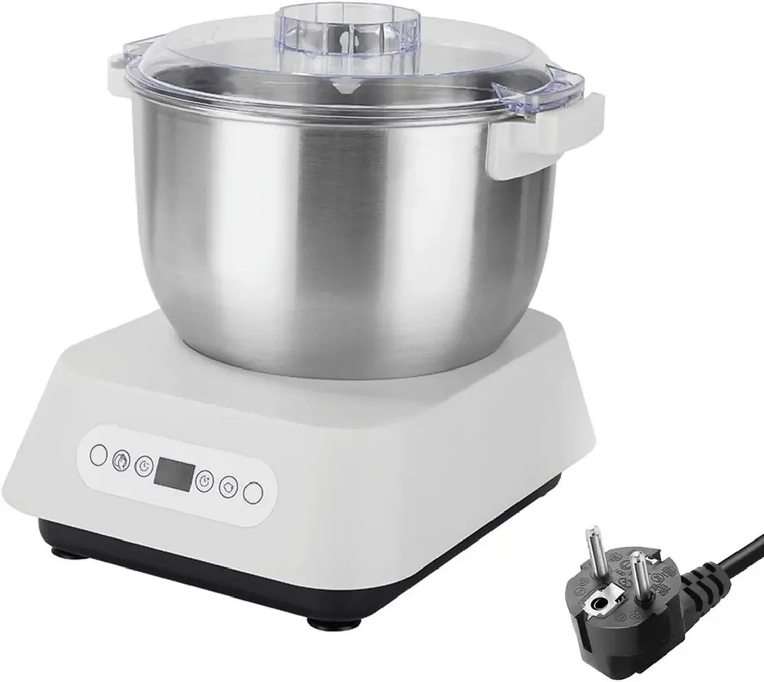 Elektrische Teigknetmaschine 7L mit Fermentationsfunktion, Thermostat und Timer