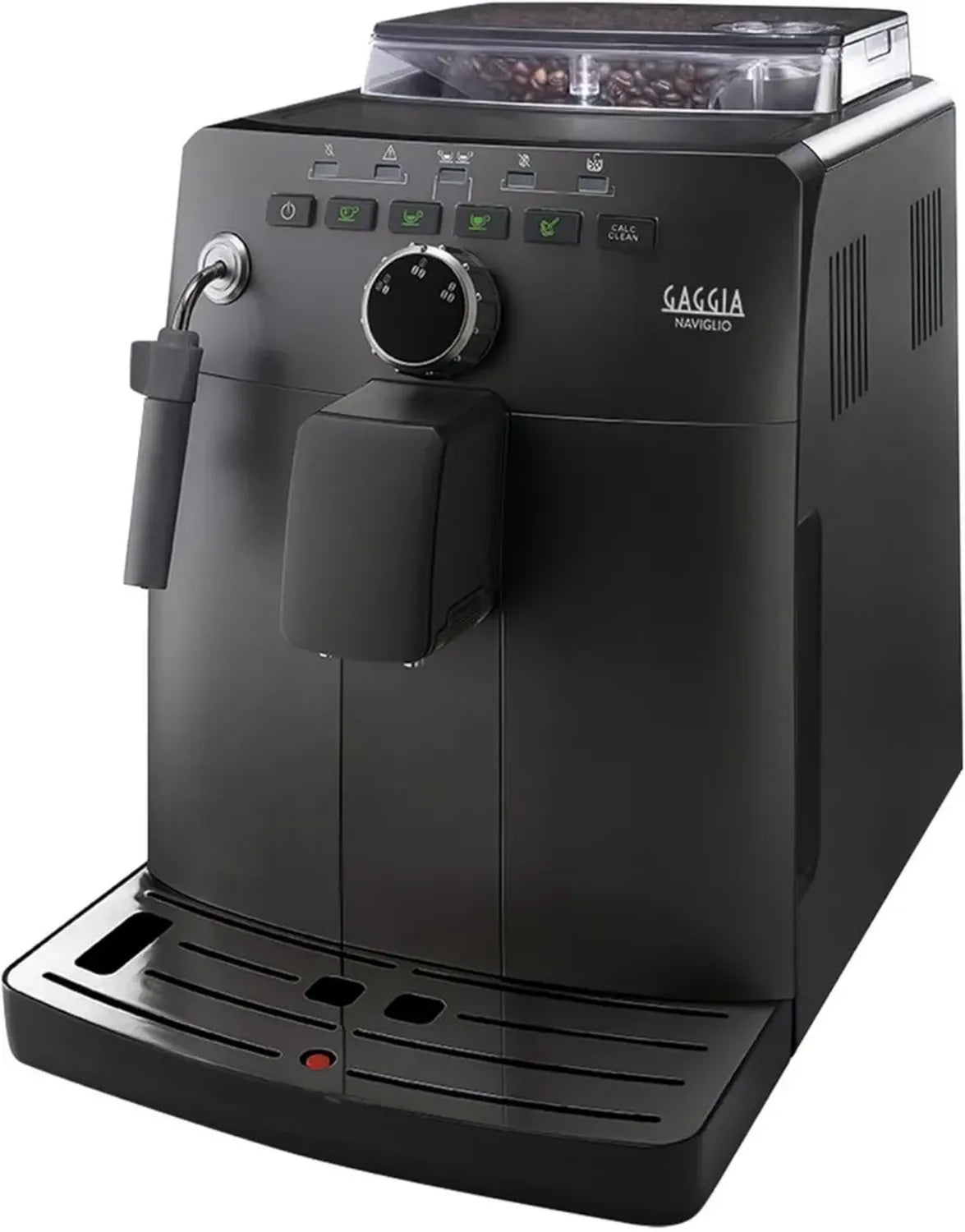 Gaggia Naviglio Kaffeevollautomat Schwarz - Espresso & Cappuccino, 15 Bar, 1850 W, Italienisches Design