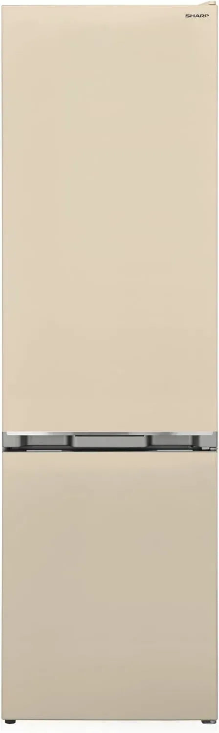 Sharp Kühl-Gefrierkombination SJ-FBB05DTXJ-EU, 54 cm Breite, 204 L Kühlraum, 84 L Gefrierfach, NanoFrost, AdaptiFresh, Creme