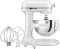 KitchenAid 5,2 L Küchenmaschine mit Schüsselheber - Weiß, Heavy Duty