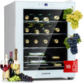 Klarstein Shiraz Weinkühler, freistehend, kompakt mit Glastür, 16 Flaschen, 5-18°C