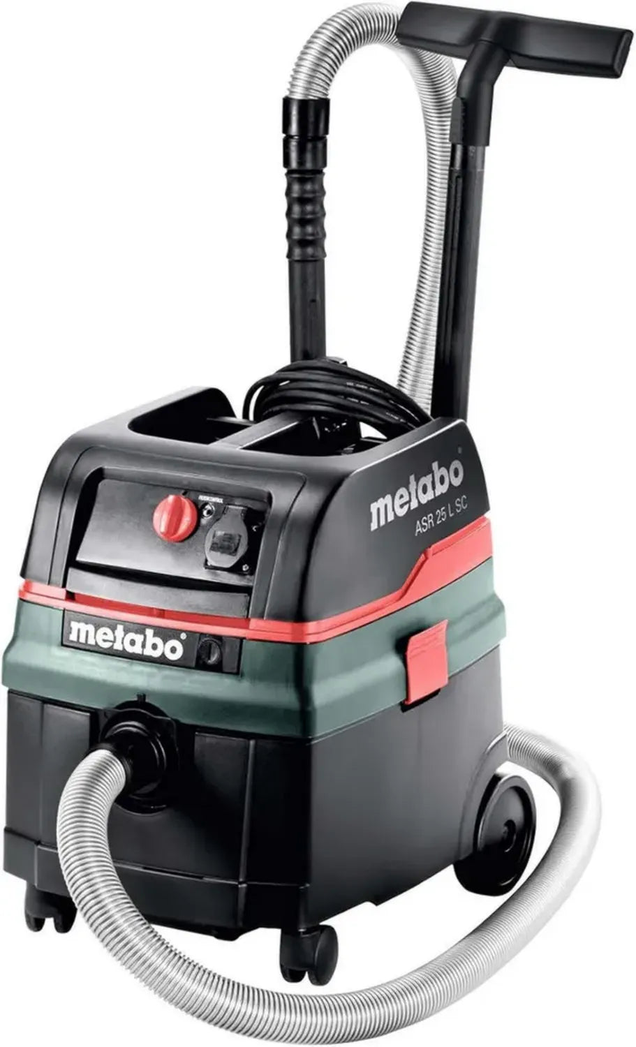Metabo Allessauger ASR 25 L SC mit Selbstreinigung und hoher Saugleistung, 248 hPa, Schwarz