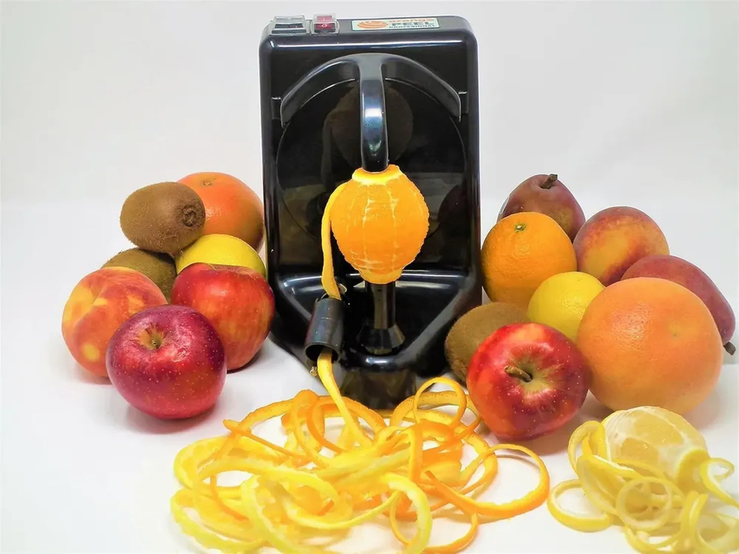 Elektrischer Obst- und Gemüseschäler mit Edelstahlklinge, vielseitig für Kartoffeln, Orangen, Tomaten und mehr, 2026 (Schwarz)