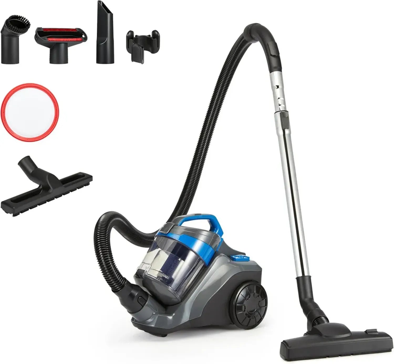 Kompakter Beutelloser Staubsauger mit HEPA-Filter, 850W, für Teppich und Hartböden
