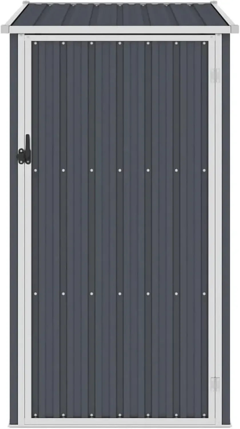 Metallgerätehaus Anthrazit 87x98x159 cm Wasserdicht für Garten