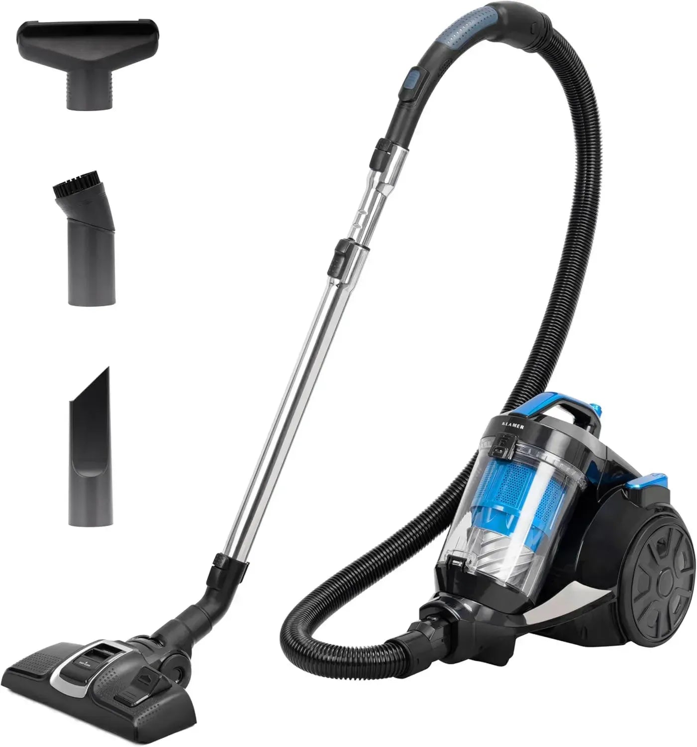 Leistungsstarker beutelloser Staubsauger für Tierhaare mit HEPA 12 Filter, 850W, 9m Radius, 3L Behälter