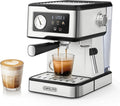 Espressomaschine mit 20-Bar Pumpe und LCD-Touchscreen, ideal für Cappuccino und Latte