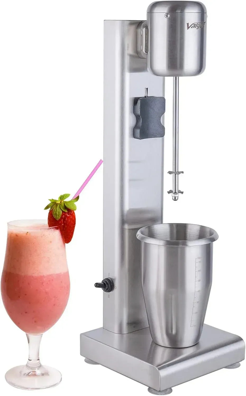 Hochwertiger Edelstahl-Milchshake-Mixer 1L, leise Küchenmaschine für Eis, Fruchtsaft und Kakaogetränke
