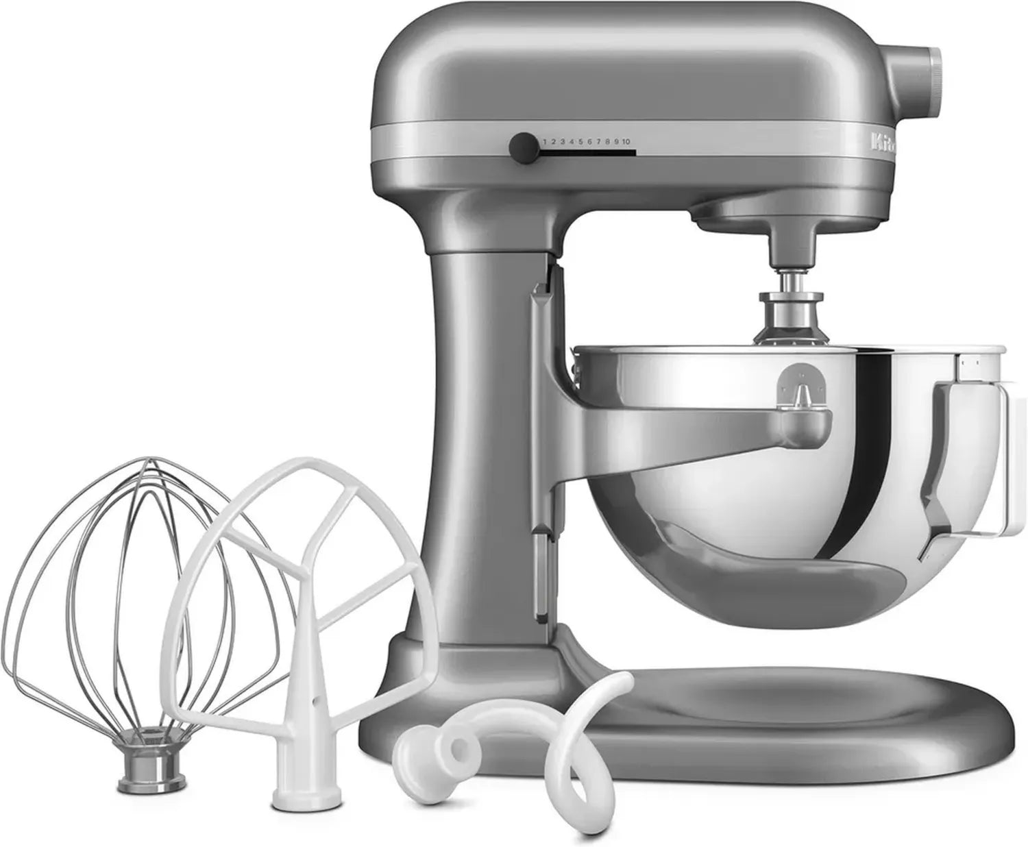 KitchenAid Küchenmaschine 5,2 L mit Schüsselheber - Kontur Silber