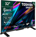 TOSHIBA 32WV2E63DG 32-Zoll LED-TV, HD Ready, DTS Virtual:X, Smart TV, 2x HDMI