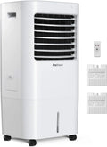 Pro Breeze 10L Mobiler Luftkühler, 4-in-1 Funktion mit LED-Anzeige, Fernbedienung, Timer & Oszillation, Weiß