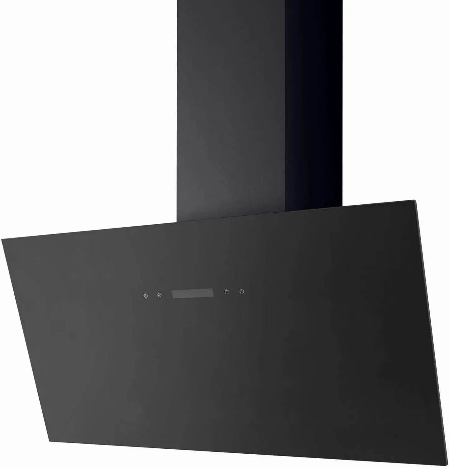PKM 80 cm Kopffreie Dunstabzugshaube Schwarz, Touch-Control, Energieklasse A, Abluft und Umluft